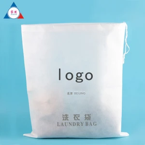 custom drawstring Laundry bag , non woven Laundry bag