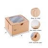Custom Eco Friendly Durable Food Grade Paper Cookie Cake Box with Window