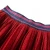 Import Custom elastic waist red sparkling pleated christmas party girls skirts for birthday from China