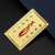 Import Custom gold metal business card with metal card holder from China