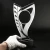 Import Custom Good Quality K9 Crystal award Trophy with etched logo from China