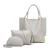Import custom ladies hand bags elegant shoulder set bag women purses and handbags from China