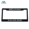 custom logo raised logo chrome painted auto plate holder license plate frame