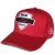 Import Custom logo satin lined a frame cap 3d embroidery women red new york ponytail snapback men sports caps baseball cap, a frame hat from China