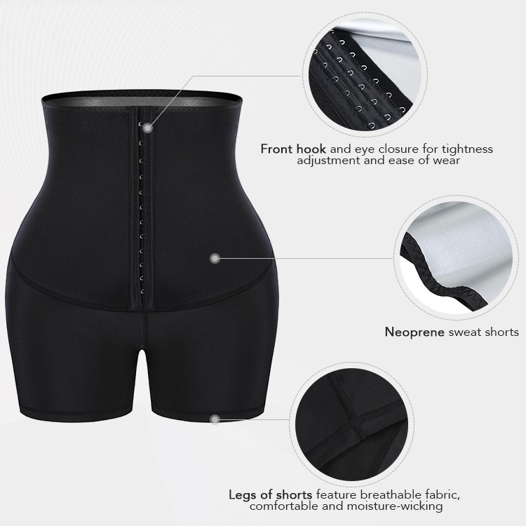 custom logo Wholesale Woman waist trainer short leggings neoprene Athletic Apparel Sport Wear Sports Sport Gym Suit