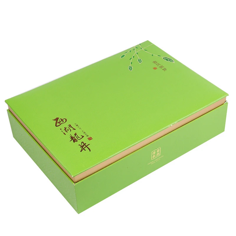 Custom luxury flip top cardboard tea packing gift box tea paper box packaging