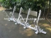 Custom made hot dip galvanized steel bicycle parking rack metal bike carrier/bicycle rack