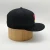 Import Custom Meidiney 6 Panel Black Structured Round Brim Embroidery Snapback Caps from China