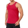 Custom Mens Cotton Gym Vest Fitness Singlet Best Quality Tank Top for Workout Casual Style Wholesale Summer Season Low Price
