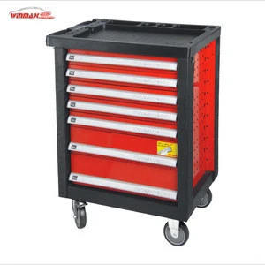 Custom metal tool storage 7 drawer roller cabinet
