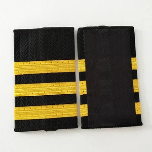 Custom Military Epaulets Pilot Epaulettes  Shoulder Boards Formal Army Epaulette Security Police Uniform Accessories