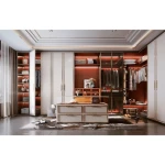 Custom Modern Luxury Storage Wardrobe Designs Melamine Bedroom Furniture Wooden Wardrobe Walk In Closet