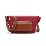 Custom Oem Leather Ladies Fashion Pouch Fanny Pack Belt Bum Waist Bag For Women WKB4012