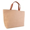 Custom Print Logo Large Capacity Eco-friendly Pure Bags 100% Linen Tote Bag 