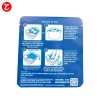 Custom printed aluminum foil bag/ matte finish bag/small heat seal foil bag for green foot bath powder