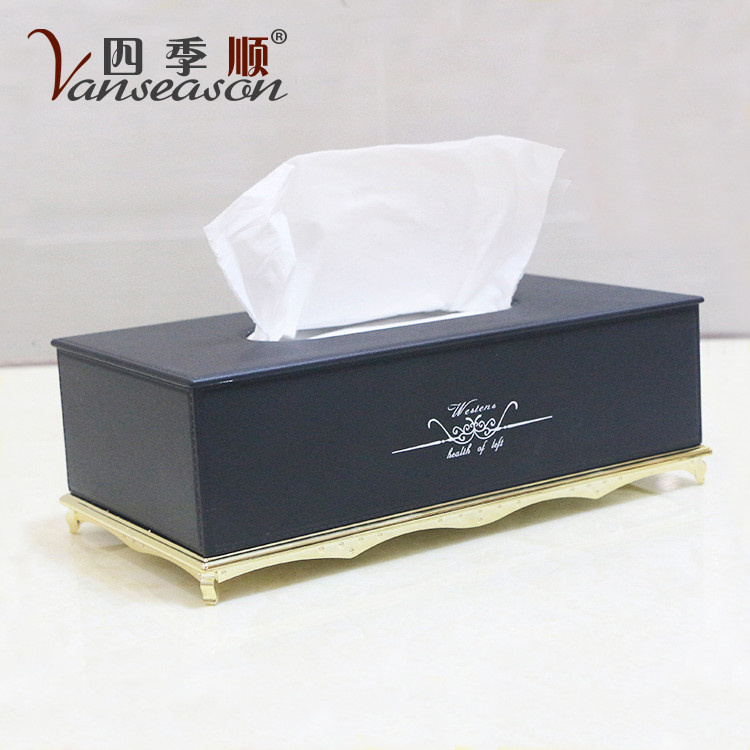 custom printed logo abs plastic and rectangular acrylic tissue box