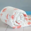 custom printed pattern soft 100% cotton muslin baby swaddle blanket