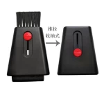 Custom promotional multifunctional wool Cleaner Computer Laptop 5 in 1 Keyboard Cleaning Dust Brush tool Kit