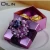 Import custom shiny gold wedding candy packing box gift box with flower attached from China