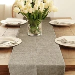 Customizable Burlap Table Runner for Wedding