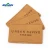 Import Customized debossed logo fake leather patch, impressed garment PU labels from China