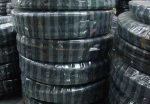 Customized Flexible Black stainless steel braided Rubber Gas Hose