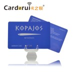 Customized logo printing PVC card product warranty card with emobossing number and QR code
