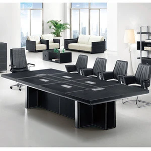 customized quality leather meeting boardroom table F23 conference room furniture table