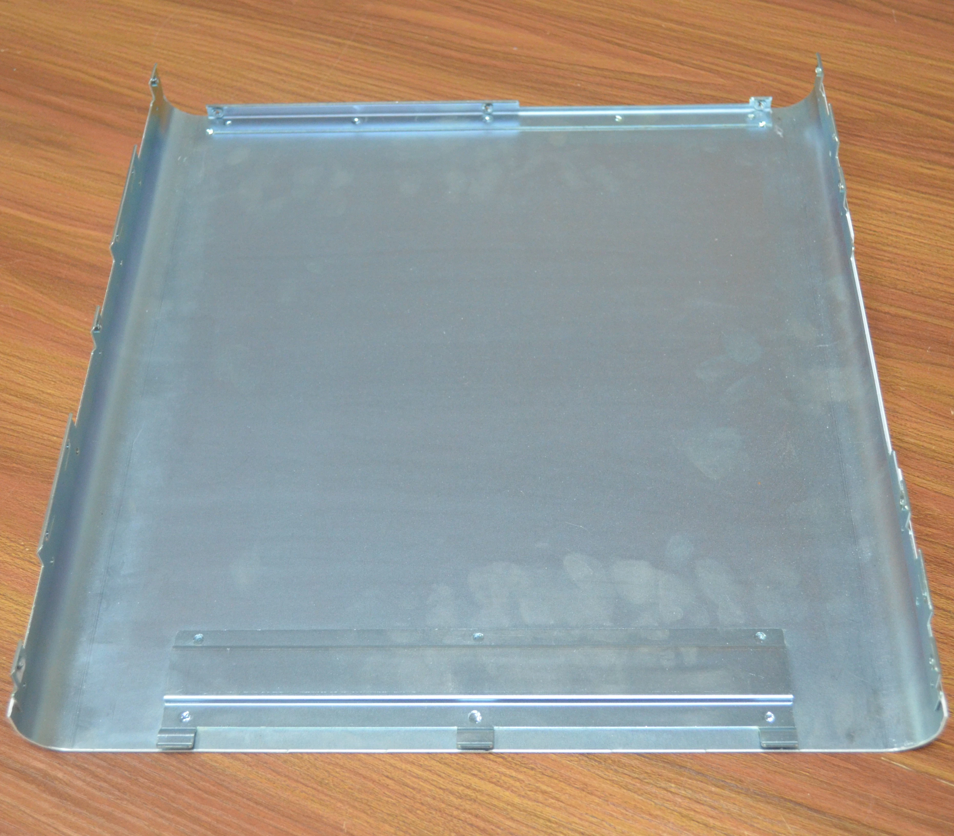 Customized Sheet Metal Base Plate, Laser Cut Side Plate and Bracket