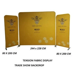 Customized Tension Fabric Banner Display Backdrop for Trade Show