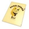 Cute dog printing PP Type and PP Material plastic hanging file folder