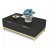 Import CX02  Black high gloss coffee table with gold leg modern living room furniture from China