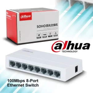 Dahua 5/8 Port 10/100 Mbps Unmanaged Desktop Network Splitter Fast Ethernet Switch