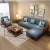 Dark Walnut Living Room Furniture 1+2+3 Sofa  Set