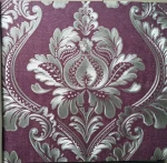 Deep embossed Damascus European 3d decorative home wallpaper PVC waterproof background wall design wallpaper