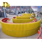 Densen customized Casting Carbon Steel heavy duty Gear for Crusher,casting gears for heavy machines,rotating gear ring