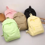 Design Casual Fashion Girl Student Outdoor Pink Laptop Back Bag Travel Bag Women Backpack Custom Logo New Lady Backpacks Nylon