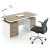 Import DF9206 Manager walnut  executive office furniture workstation laptop computer desk modern call center from China