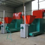Diesel Engine Wheat Straw Mechanism Wood Biomass Briquette Making Machine Price