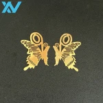 Different custom butterfly shaped metal bookmark metal crafts of bookmark