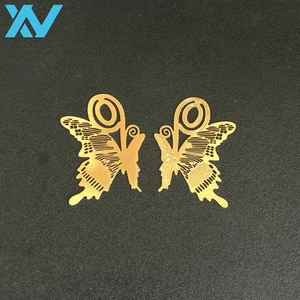 Different custom butterfly shaped metal bookmark metal crafts of bookmark