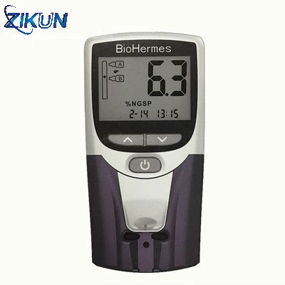 Digital Portable Hba1c Blood Glycated HB Hemoglobin Meter with 25strips