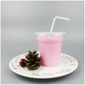Disposable Customized Transparent Recycled Fruit juice PP Cups, Cold drink Beverage Plastic Cups