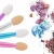 Import Disposable Dual Sides  Sponge Applicators Oval Tipped Eyeliner Eye Shadow Brush from China
