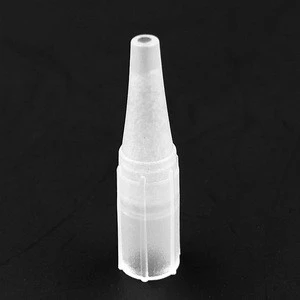 Disposable tattoo needle plastic tips nozzle tip round flat tip needle tip