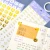 Import DIY Decorations Alphabet Number Planner Gold Foil Weekly PET Sticker from China