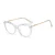 Import DOISYER  Oem brand designer ladies tr90 clear women retro anti blue light transparent cat eye glasses from China