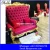 Import Double High Back Queen Throne Chair in Pink Leather and Silver Foil Frame from China