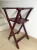 Import Double layer Solid wood Hotel Luggage Racks Folding Luggage chair Plate rack from China