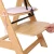 Import Durable Portable Convenient Standard Feeding Solid Wood Baby Dining High Chair Wooden With Tray For Baby from China